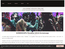 Tablet Screenshot of julianneahough.com